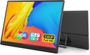 Yxk Monitor portatil de 15.6 pulgadas 1080P USB-C HDMI Ultra-Slim Monitor de viaje con soporte, para laptop, PC, teléfono Mac, PS, Xbox, Swich IPS