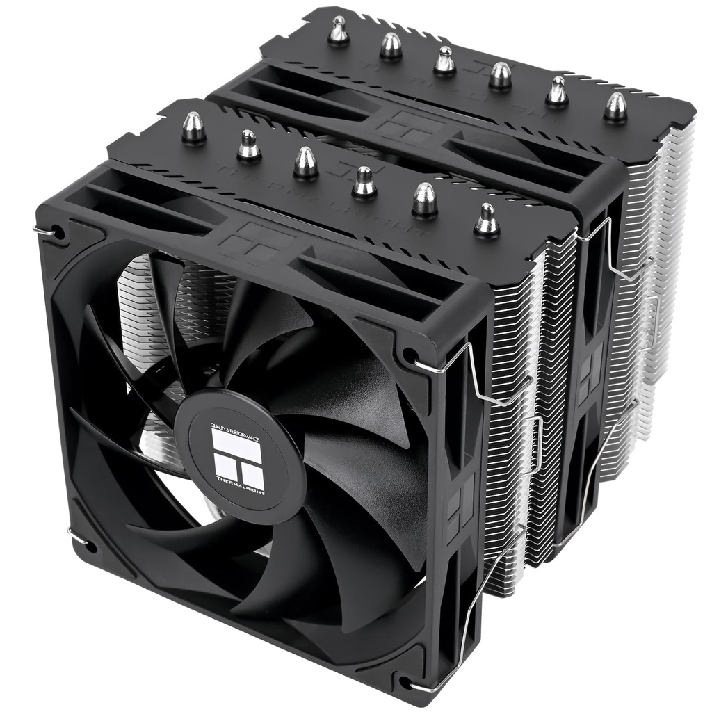 Thermalright Peerless Assassin 120 SE ARGB V2 CPU Air Cooler - 6 Heat Pipes AGHP GEN 5.0 Technology | 1850RPM PWM 120mm Fans, for Intel 1851/1700/115X/1200, AMD AM4/AM5 | Black