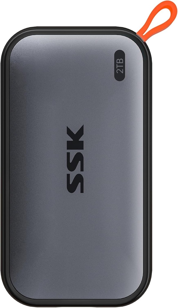 SSK Unidades de estado sólido externas SSD portátiles de 1 TB, hasta 1050 MB/s USB C SSD Disco duro externo USB 3.2 Gen2 para iPhone 15/Pro, Windows, Mac, teléfonos Android y tabletas