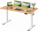 Furmax - Escritorio eléctrico de altura ajustable de pie grande de 55 x 24 pulgadas