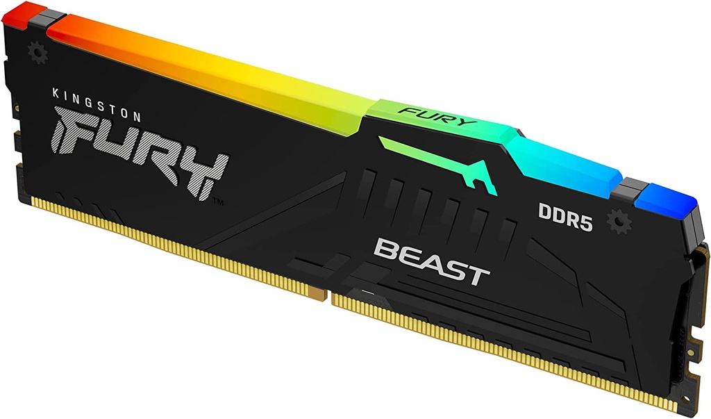 Memoria RAM Kingston Fury Beast RGB 8GB 6000MT/s DDR5