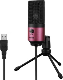 [MCRF-00008732] Microfono USB De Condensador FIFINE K669 - Cardioide Para PC, PS4, Mac - Para Streaming - Podcast - Twitch. (Pink)