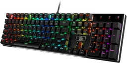[TCL-00009076] Teclado Redragon Mecanico Devarajas K556 - RGB LED, base de aluminio, 104 teclas estándar