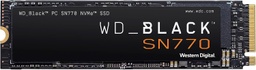 [SSD-00010053] Western Digital WD_BLACK SN770 NVMe - Unidad interna de estado sólido SSD para juegos de 2 TB - Gen4 PCIe, M.2 2280, hasta 5,150 MB/s - WDS200T3X0E