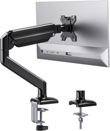 [BM-00010899] ErGear Brazo de monitor único para pantallas de 13 a 34 pulgadas, de gas ajustable con capacidad para hasta 22 libras.