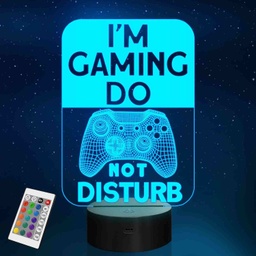 [DRGB-00001430] Lampara Gamer Do Not Disturb I'm Gaming Night Light